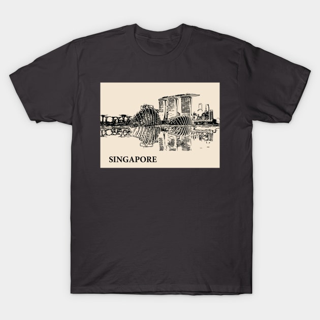 Singapore T-Shirt by Lakeric